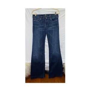 7 For All Mankind Flare "dojo" Jeans